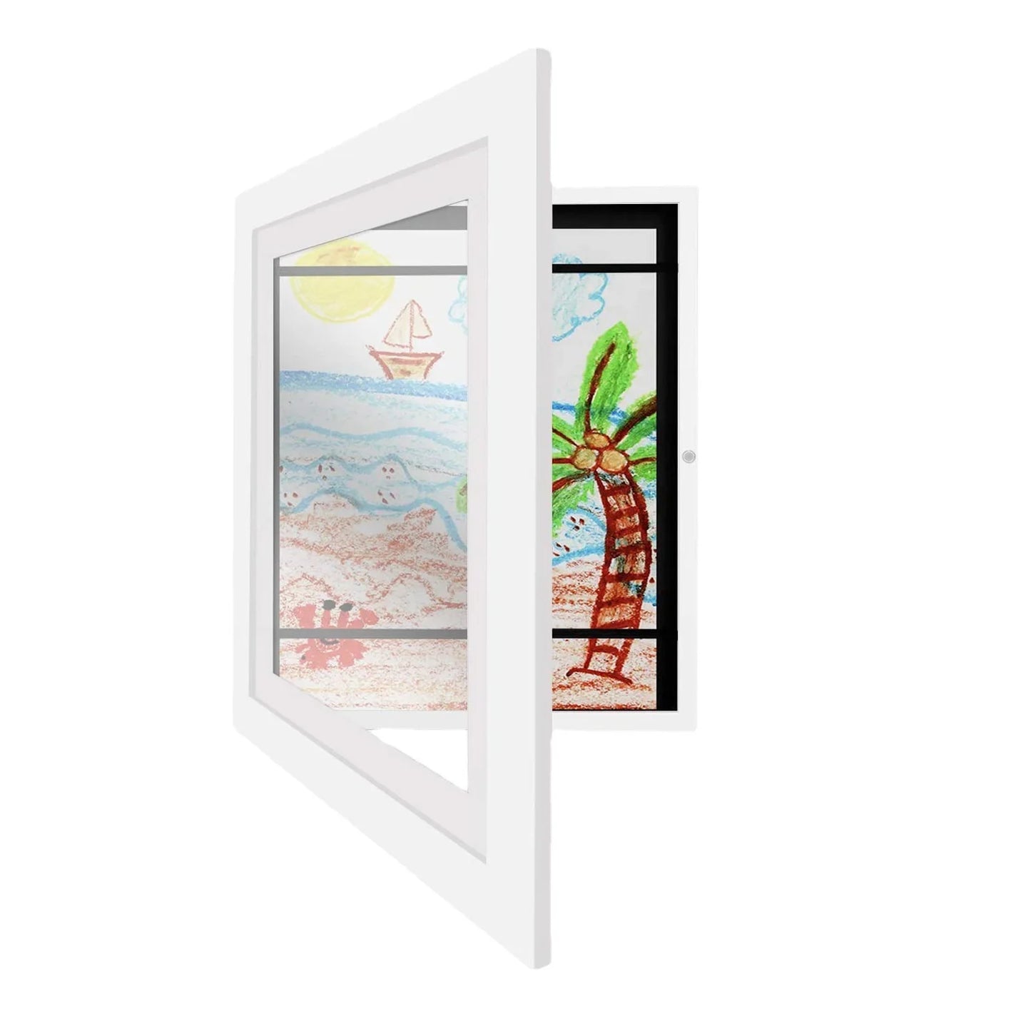 Frame It™️ - Toon de kunst van je kids - Handige opslag met elastiek - Afwisseling - A4