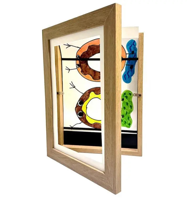 Frame It™️ - Toon de kunst van je kids - Handige opslag met elastiek - Afwisseling - A4