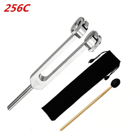 Medische Stemvork - 256 Hz - Aluminium - met hamer