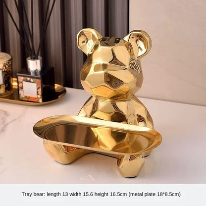 Bearly Hold It 2 - Met dienblad - Met gleuf voor spaarpot