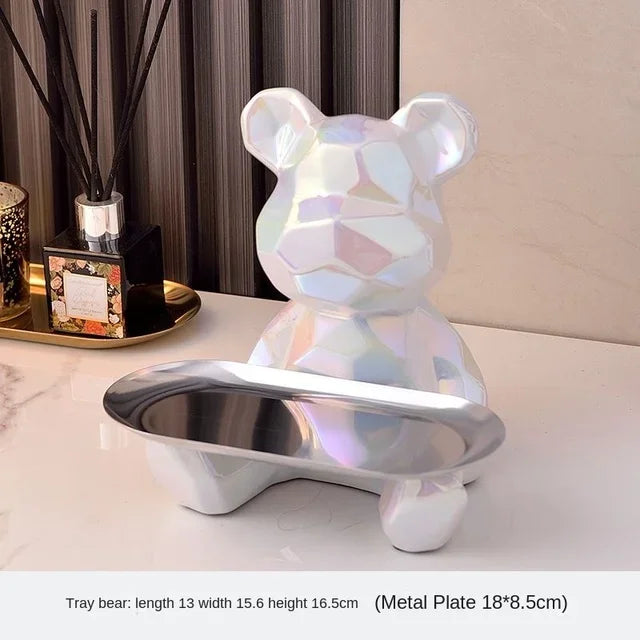 Bearly Hold It 2 - Met dienblad - Met gleuf voor spaarpot