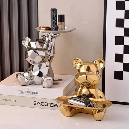 Bearly Hold It 2 - Met dienblad - Met gleuf voor spaarpot