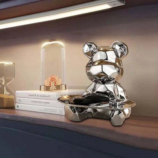 Bearly Hold It 2 - Met dienblad - Met gleuf voor spaarpot