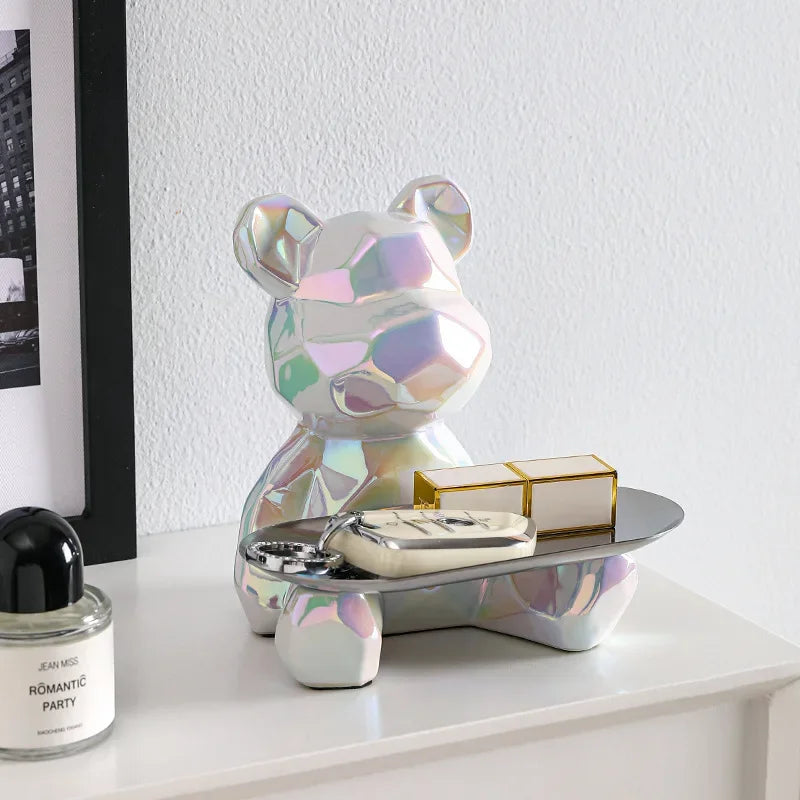 Bearly Hold It 2 - Met dienblad - Met gleuf voor spaarpot