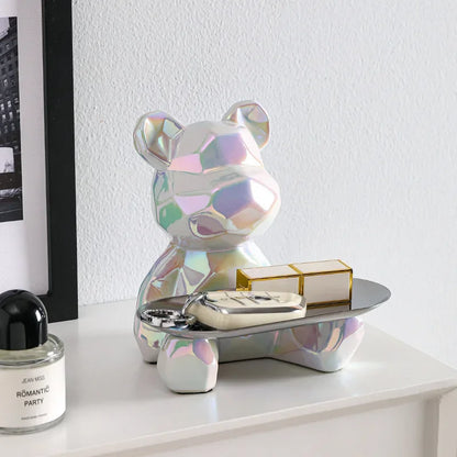 Bearly Hold It 2 - Met dienblad - Met gleuf voor spaarpot