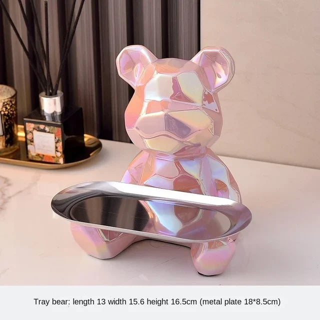Bearly Hold It 2 - Met dienblad - Met gleuf voor spaarpot