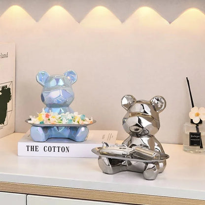 Bearly Hold It 2 - Met dienblad - Met gleuf voor spaarpot
