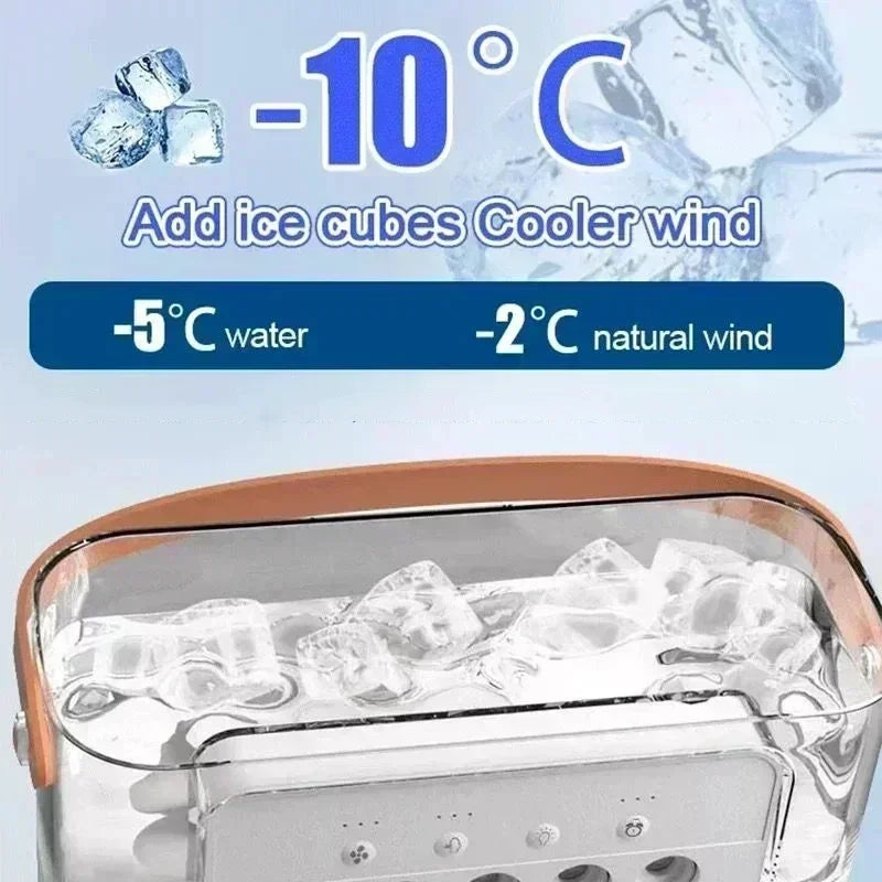 MultiFan™  - Voor extra verkoelling - Powerbank - Nachtlampje - Compact en mobiel voor thuis of op kantoor