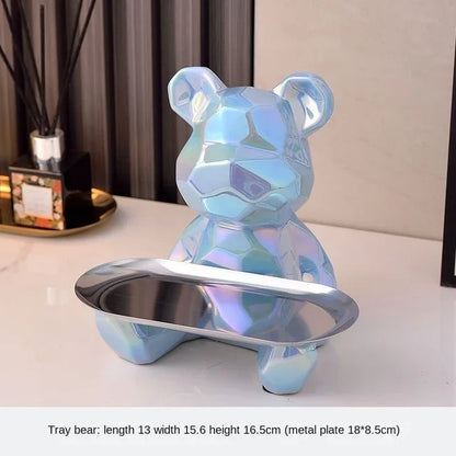 Bearly Hold It 2 - Met dienblad - Met gleuf voor spaarpot