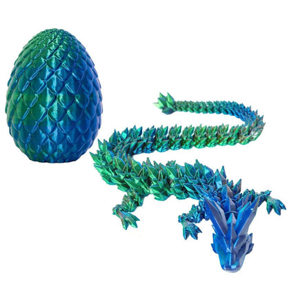 3D geprinte draak - Leuk voor op het bureau of als speelgoed
