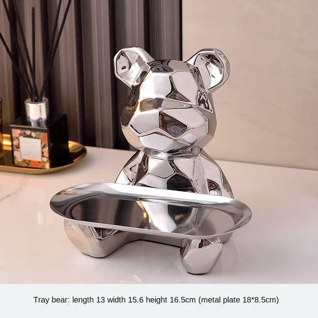 Bearly Hold It 2 - Met dienblad - Met gleuf voor spaarpot